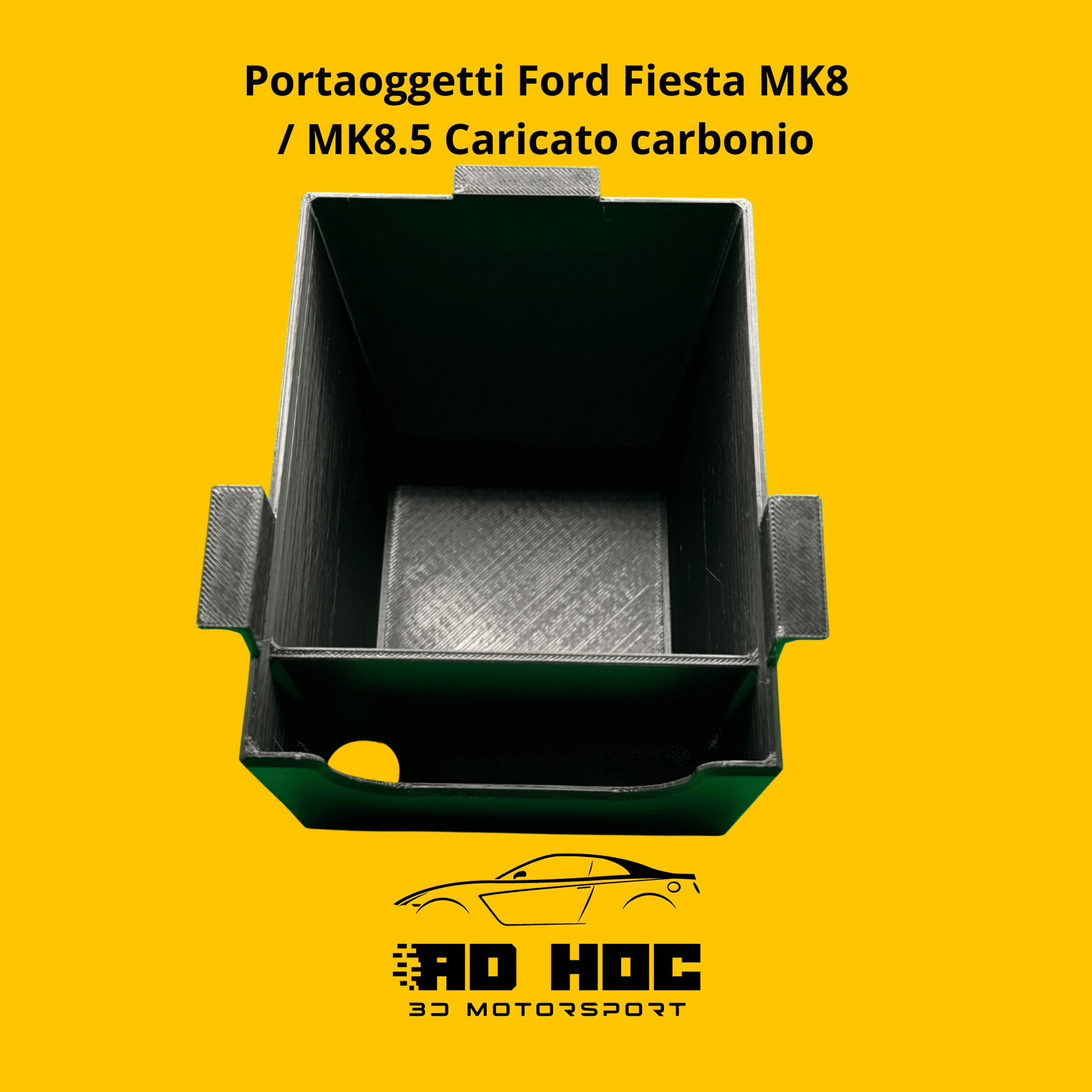 Portaoggetti Ford Fiesta MK8 / MK8.5 Caricato carbonio ad hoc 3d motorsport